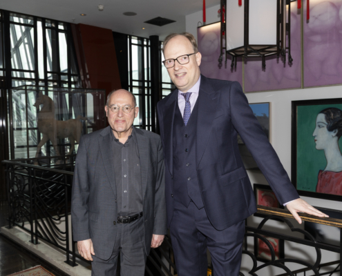 Dr. Gregor Gysi und RDM-Vorstandsvorsitzender Markus Gruhn