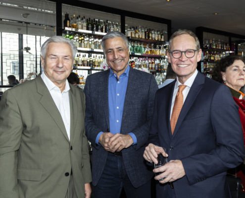 Klaus Wowereit, Kaweh Niroomand und Michael Müller