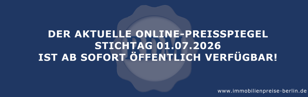 Preisspiegel Homepage Anzeige